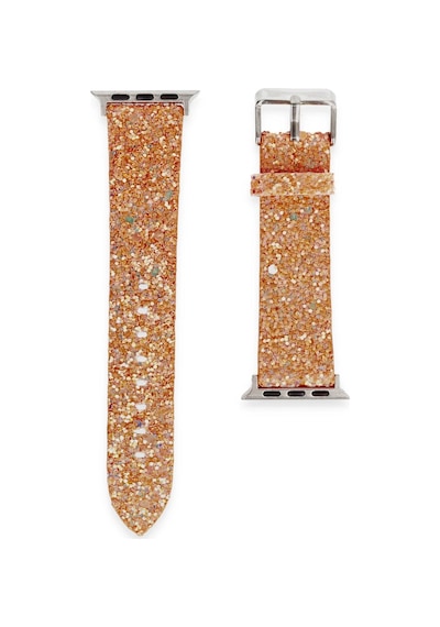 Muratech Newface Apple Uyumlu Watch 38mm Starry Taşlı Kordon - Pudra