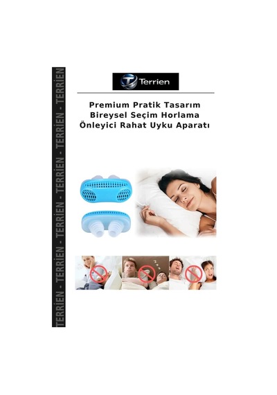 Premium Pratik Tasarım Bireysel Seçim Horlama Önleyici Rahat Uyku Aparatı