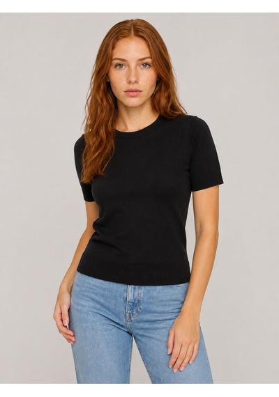Loft Regular Fit Kadın Bluz K.kol Lf2044861 Q1.v1 Siyah