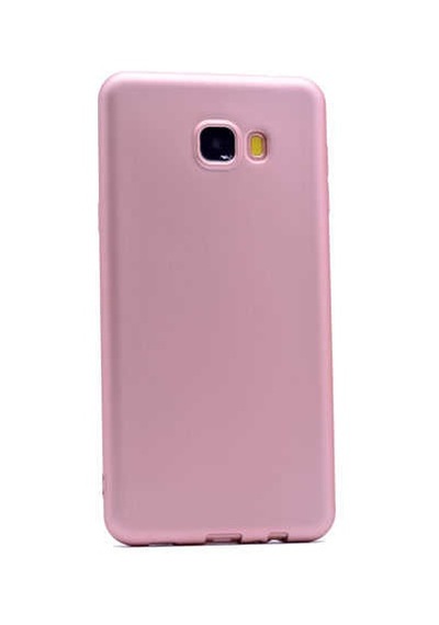 Samsung Uyumlu Galaxy C5 Kılıf Zore Premier Silikon Kapak Rose Gold