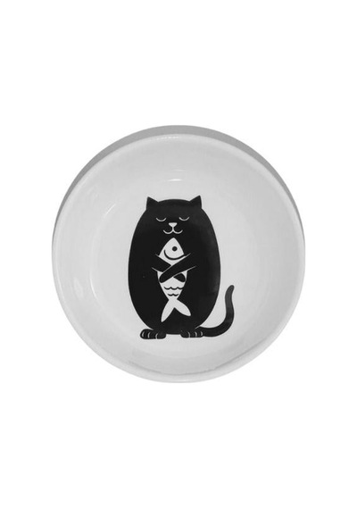 Raccoon Eco007 Cat Fish Seramik Mama Ve Su Kabı 250ml
