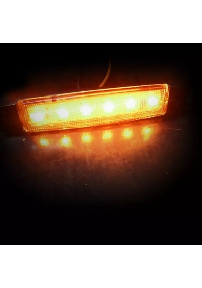 Ahmet Otomotiv 30 Adet 6 Ledli Parmak Led Sarı-kırmızı-beyaz Renkler