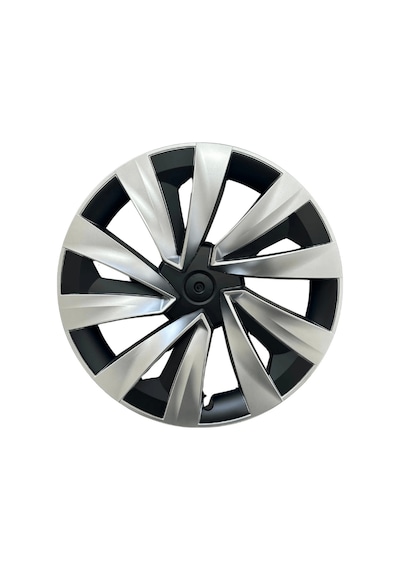 Red Lion Parts Tesla Model Y Juniper 2025+ Uyumlu 19 İnç Uberturbine Stil Jant Kapağı Seti - Gümüş & Siyah