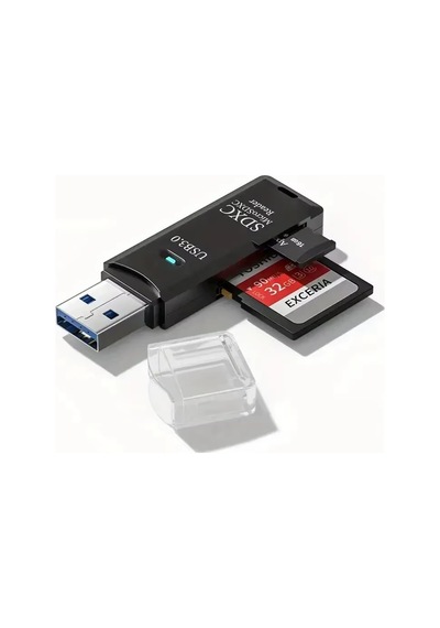Tr Usb 3.0 Micro Sd Tf Kart Bellek Okuyucu 2'si 1 Arada Kart Okuyucu - Cz50