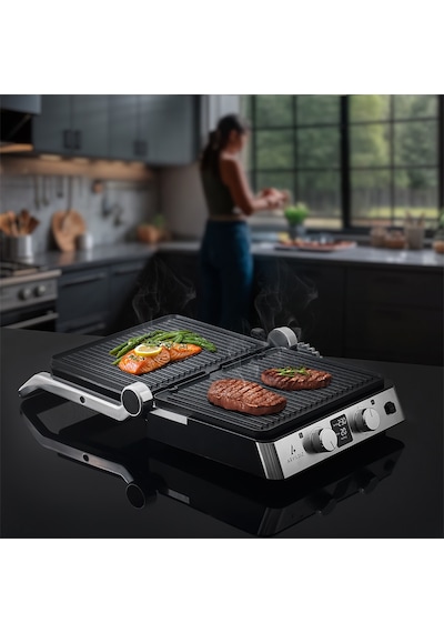 Aryıldız Deluxe Grill Dijital Ekranlı 2200 W Tost Makinesi