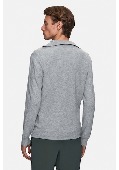 Twn Slim Fit Gri Düz Örgü Kazak 3ec0622567761 301