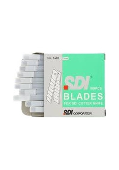 Sdı Maket Bıçağı Yedeği Sdi 10Lu Paket 9MM Dar Tip Maket Ağzı 1 Paket