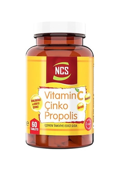 Ncs Vitamin C 1000 Mg Çinko Propolis 60 Tablet + Hap Kutusu