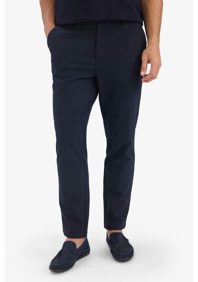 Defacto Tailored Regular Fit Kısa Paça Pantolon F1672ax25aunv64 Lacivert