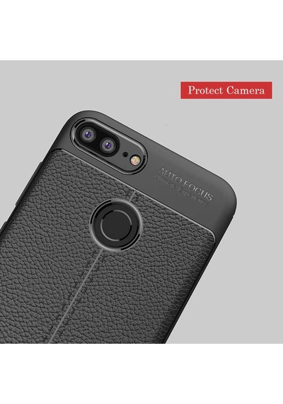 Huawei Honor 9 Lite Kılıf Zore Niss Silikon Kapak Kırmızı