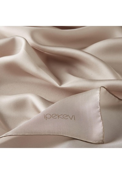 İpekevi Düz Twill İpek Eşarp - Taş - Taş