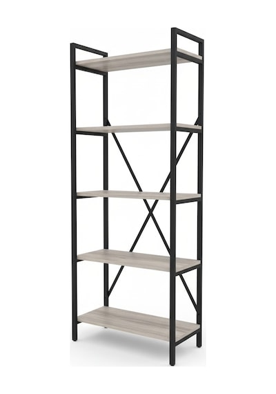 Upstyle Solin Kitaplık Gri 50 180 30 Cm
