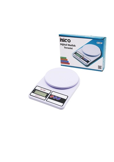 Dijital - Pilli Mutfak Terazisi Tartı 10kg / 1gr 5468 Çok Renkli