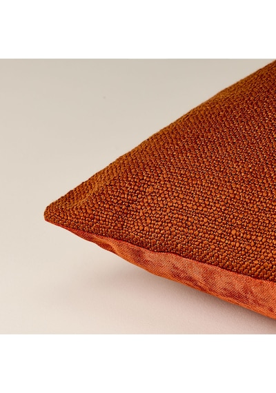 Soft Asis Kırlent - Kiremit - 43x43 Cm Renkli