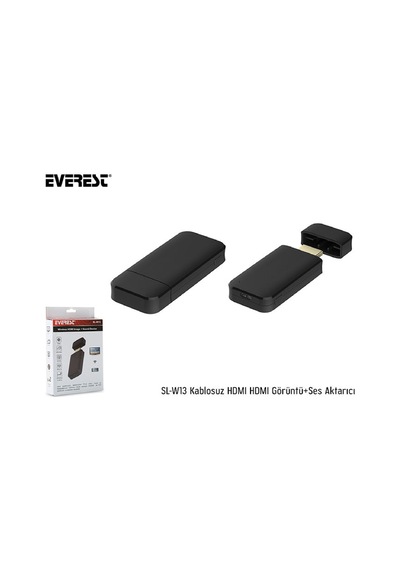 Everest Sl-w13 Kablosuz Hdmı Görüntü+ses Aktarıcı