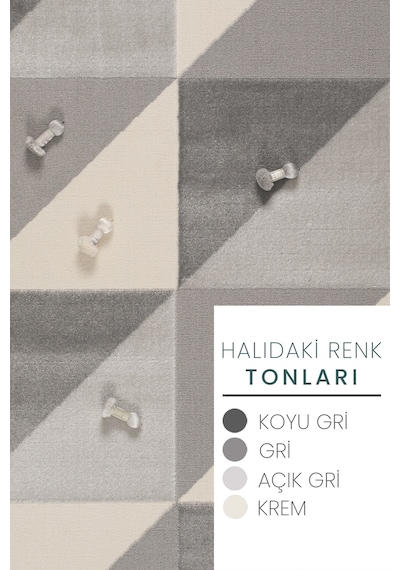 Konfor Halı Notta 1108 Modern Dokuma Halı