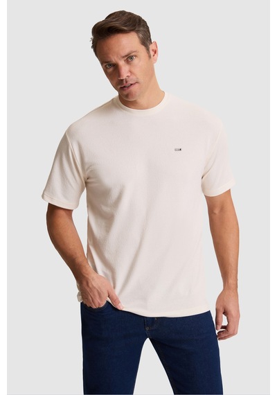 U.s. Polo Assn. Erkek Krem Tişört 50327201-vr071