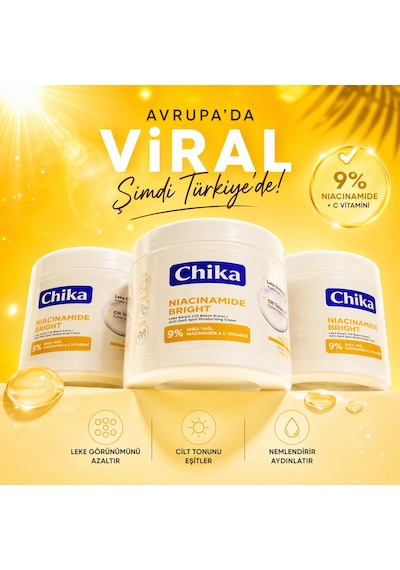 Chika Med + Niasinamid Leke Karşıtı Nemlendirici Bakım Kremi 400 Ml