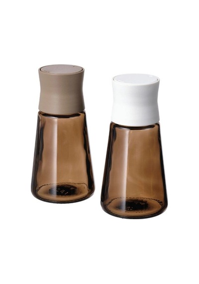 Ikea Halvtom Tuzluk Ve Biberlik Seti 2 Parça 150 Ml 12 X 6 Cm Kahverengi