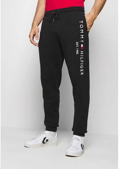 Tommy Hilfiger Erkek Alt Eşofman Siyah