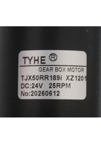 Tyhe Tjx50rr189i 24v 25 Rpm Manyetik Enkoderli Planet Redüktörlü Dc Motor 50 Mm 189:1 Yüksek Torklu Soketli Robotik Otomasyon