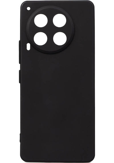 Kilifone - Tecno Camon 30 Uyumlu - Kılıf Mat Soft Esnek Biye Silikon - Siyah