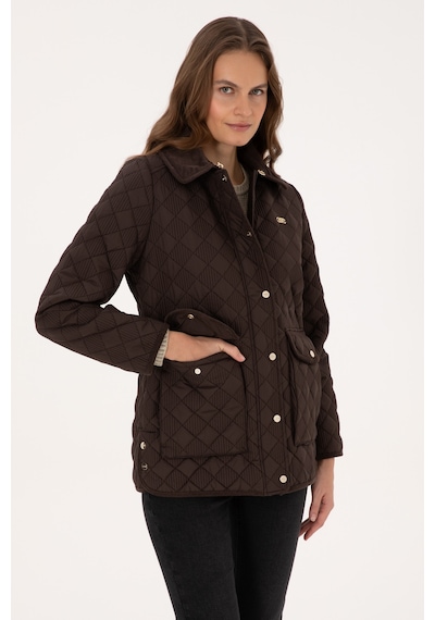 U.s. Polo Assn. Kadın Koyu Kahverengi Mont 50307939-vr084 Koyu Kahverengi