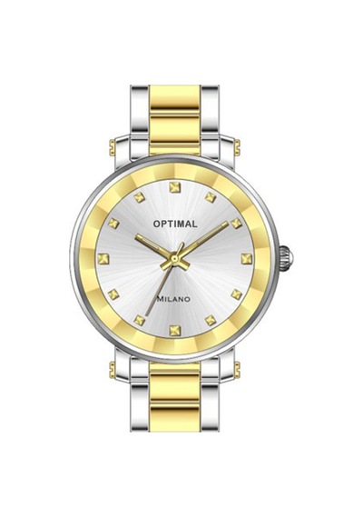 Optimal Opt.03460m.06 Unisex Kol Saati Altın - Siyah