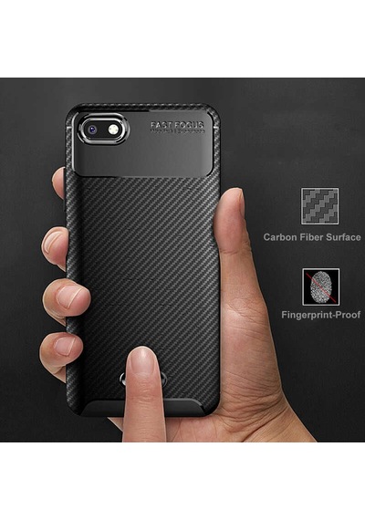 Xiaomi Redmi 6a Kılıf Zore Negro Silikon Kapak Lacivert