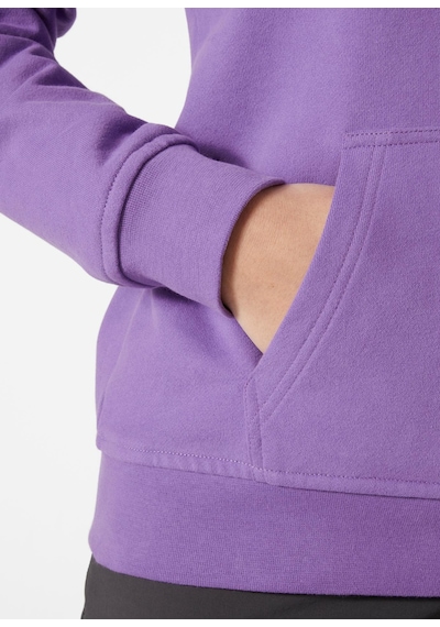 Helly Hansen W Logo Hoodıe Kapişonlu Mor