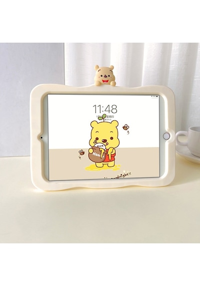 Samsung Galaxy Uyumlu Tab A9 Plus X210 X213 X215 X217 Kılıf Cute Dolls Standlı Eğlenceli 3d Karekterli Çocuk Kılıfı Kılıf