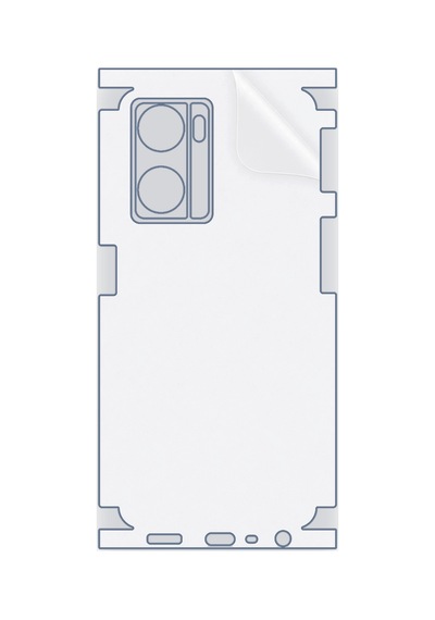 Oppo A57 4g. Uyumlu Fullbody Arka Kaplama Hidrojel Koruyucu Film 81001943