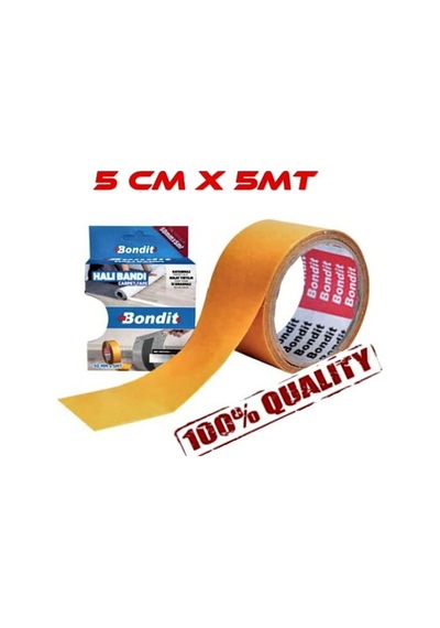 Bondit Halı Kaydırmaz Bant 5Cm X5 Mt