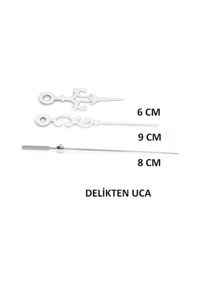 1 Adet Duvar Saati Mekanizması , Askısız , Şaft Uzunluğu 22 Mm , (461917841)