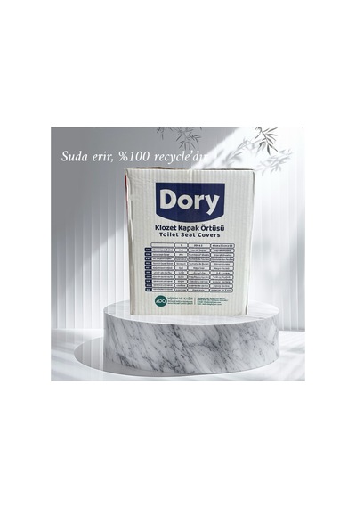 Dory Klozet Kapak Örtüsü Kağıdı 1 Koli - 20 Paket
