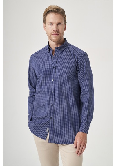 İmza Beyaz-lacivert Düğmeli Yaka Uzun Kol Cepsiz Slim Fit %100 Pamuk Gömlek 1004260204 Beyaz - Lacivert İmza Beyaz-lacivert Düğmeli Yaka Uzun Kol Cepsiz Slim Fit %100 Pamuk Gömlek 1004260204 Beyaz - Lacivert