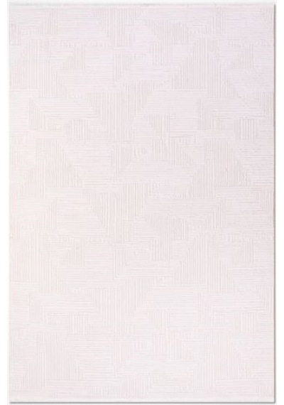 Çam Halı Crea Plus Avangart 404 Krem Modern Desenli Makine Halısı