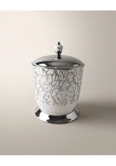 Marble Krom Çöp Kovası