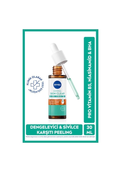 NIVEA Derma Skin Clear Dengeleyici ve Sivilce Karşıtı Serum 30 ML
