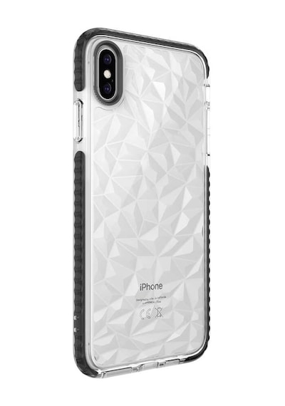 Apple Uyumlu iPhone Xs Max 6.5 Kılıf Buzz Köşeleri Airbagli Prizmatik Tasarım