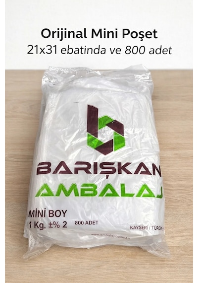 Barışkan Mini Poşet 21x31 800 Adetli