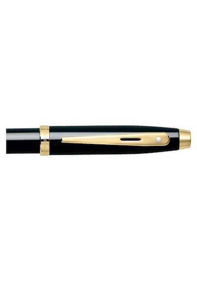 Sheaffer 9322-1 100 Serisi Roller Kalem Parlak Siyah Altın Çok Renkli