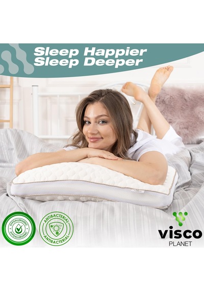 Visco Planet Kolajen Destekli Ortopedik Fonksiyonel Visco Boyun Y
