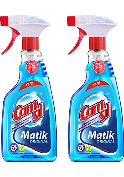 Camsil Matik Cam Temizleyici 2 x 500 ML
