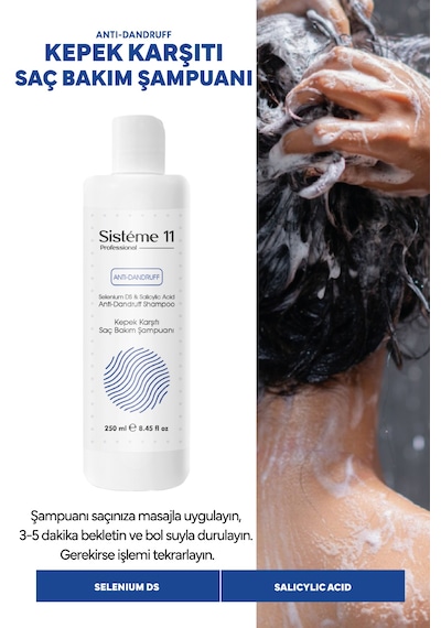Sistéme 11 Sisteme 11 Kepek Şampuanı 250 Ml 8684091008682 Beyaz