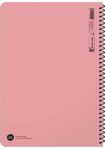 Hisli Şeyler 16,5x22,5 80 Yp.kareli Sticker Def.-neyim Ben Dünyanın En Tatlısı Filan Mı Pastel Pembe