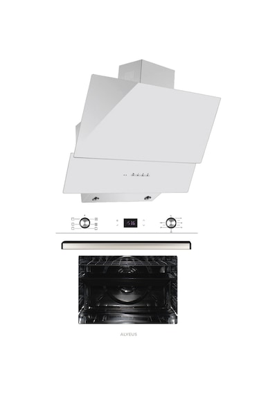 Alveus Majestic MFA 627 - MOD 3000 Beyaz Ankastre Set