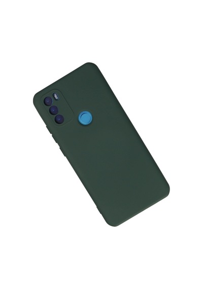 General Mobile Gm 21 Plus Kılıf Nano İçi Kadife Silikon - Koyu Yeşil -