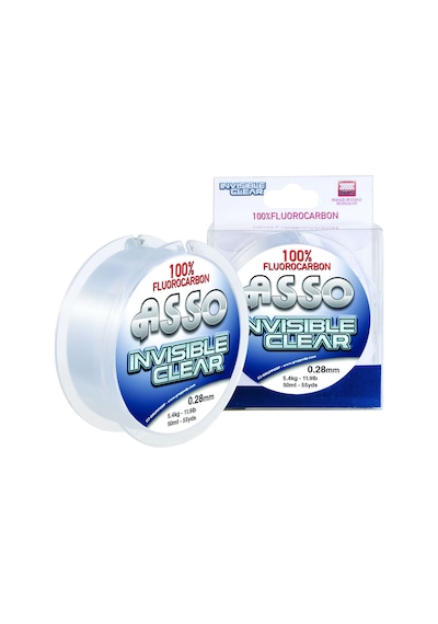 Asso Invisible Clear Paralel %100 Fluoro Carbon Misina 50mt Standart - 0.30 Mm