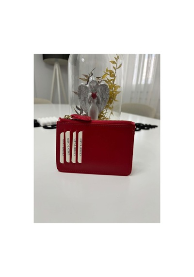 Store Kadın Şık Kullanışlı Kartlık Kırmızı